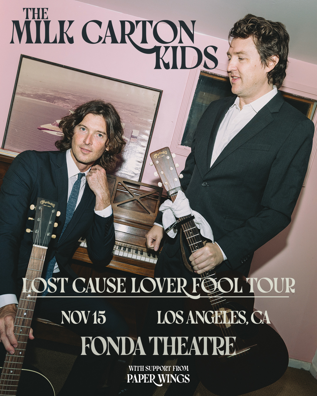 MEMBERS ONLY: Milk Carton Kids at the Fonda on November 15
