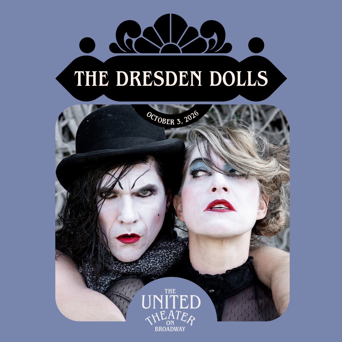 MEMBERS ONLY: The Dresden Dolls at The United Theater on October 03, 2026