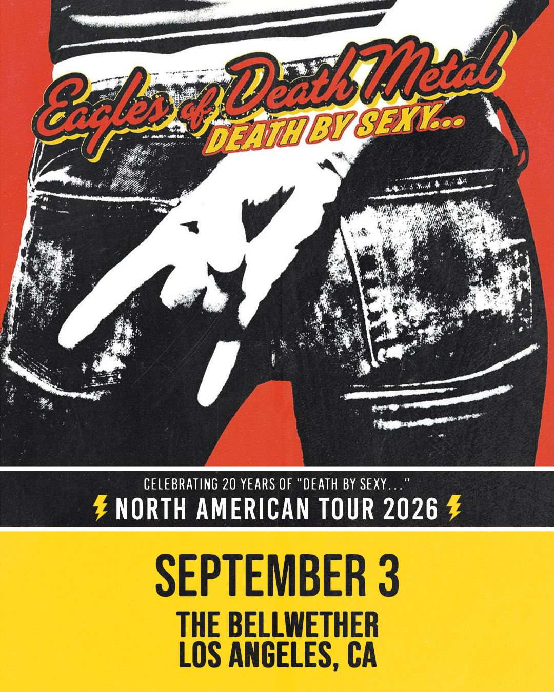 MEMBERS ONLY: Eagles Of Death Metal at The Bellwether on September 3rd