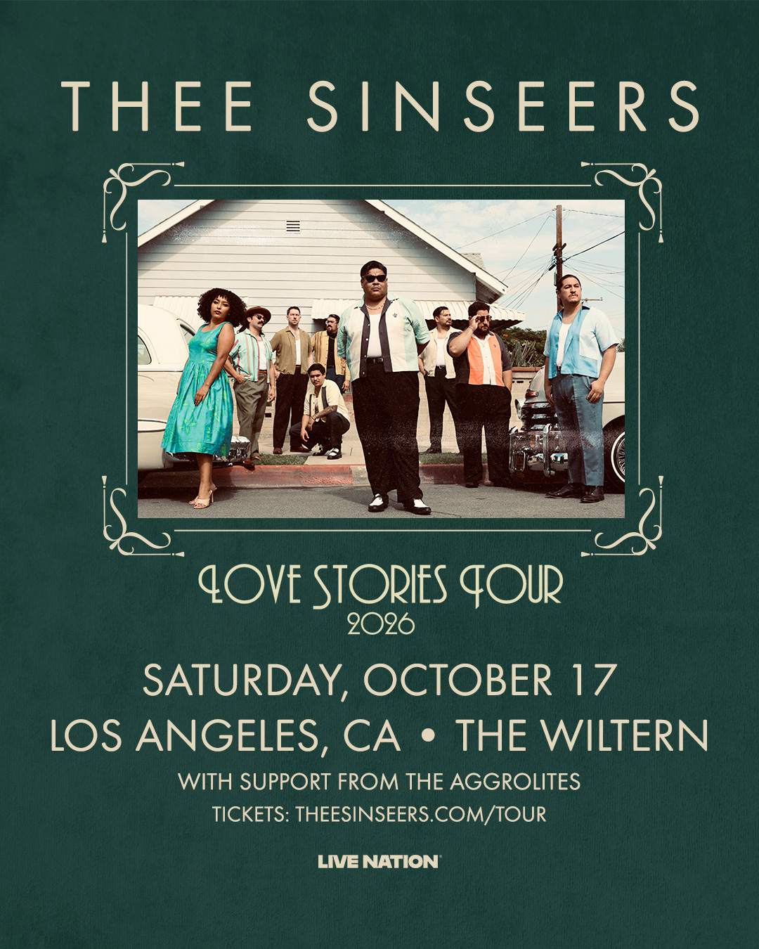 Thee Sinseers at The Wiltern on Saturday, October 17